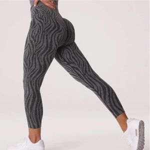 NVGTN Gray Zebra Print Leggings